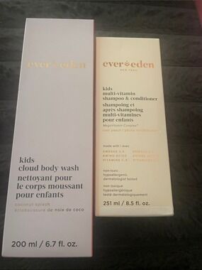 ever eden bundle kids cloud body wash & kids shampoo & conditioner NWT